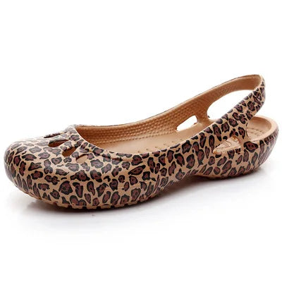 Penelope | Women's Comfortable Sandals Lightweight Waterproof Jelly Flat Cut-Out Slides 6