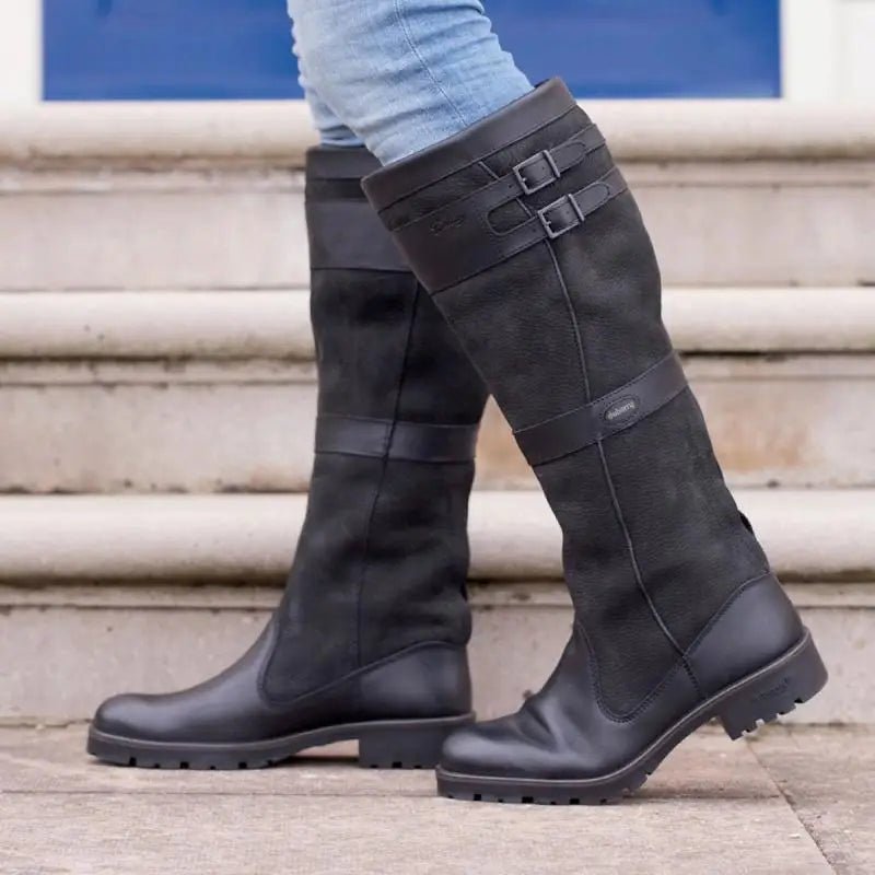 Penelope | Women's Waterproof Boots Knee High Pull-On Leather 1