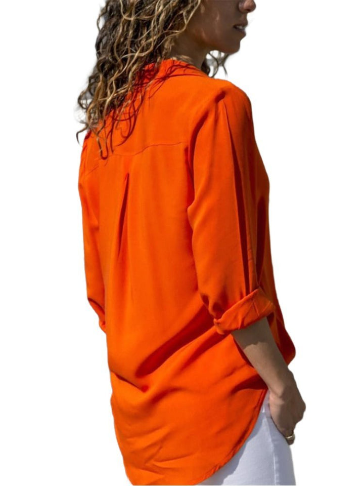 Penny | Crisp, Relaxed &amp; Versatile Women’s Button Down Long Sleeve Shirt 1