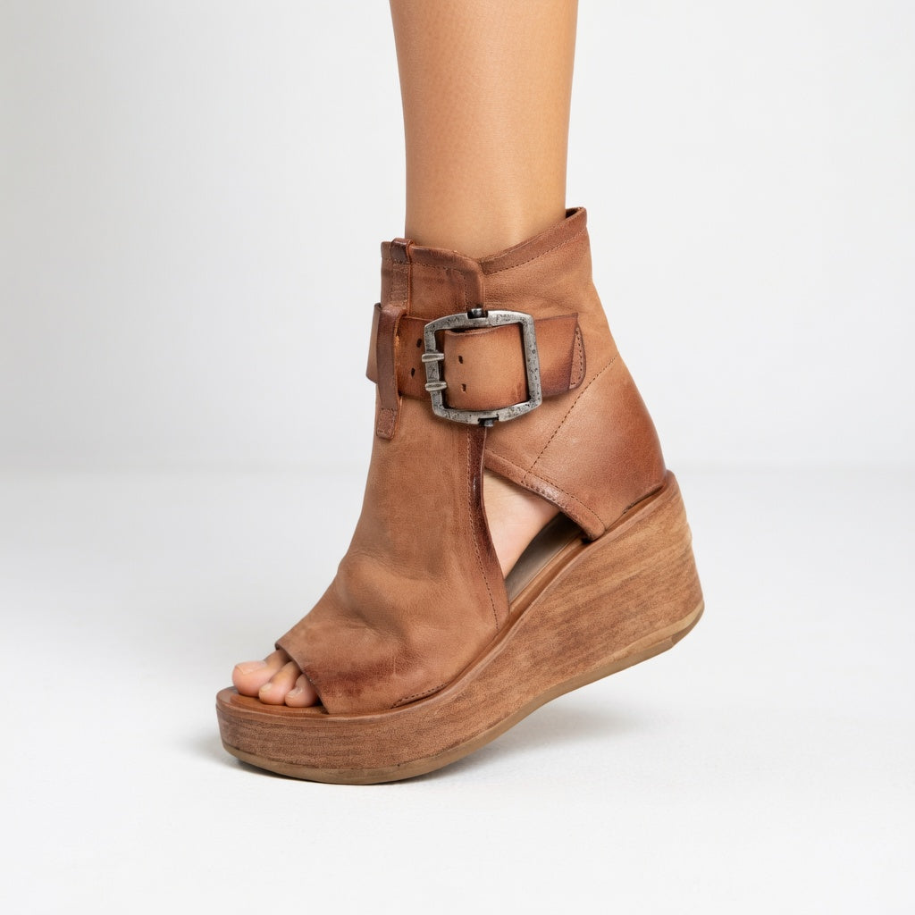 Ravina | Comfortable Wedge Sandals for Women – Stylish Ankle Strap Wedge Heels 2
