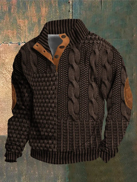 Ravon | Men’s Retro Knit Sweater 1