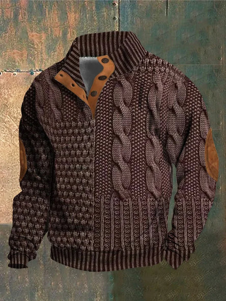 Ravon | Men’s Retro Knit Sweater 2