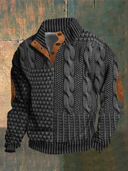 Ravon | Men’s Retro Knit Sweater 3