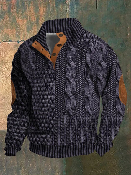 Ravon | Men’s Retro Knit Sweater 4