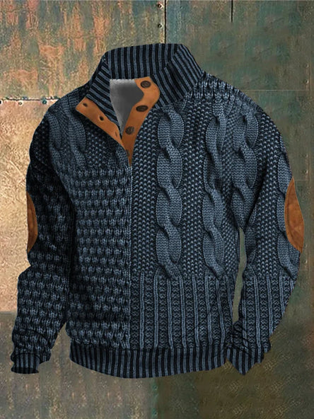 Ravon | Men’s Retro Knit Sweater 5