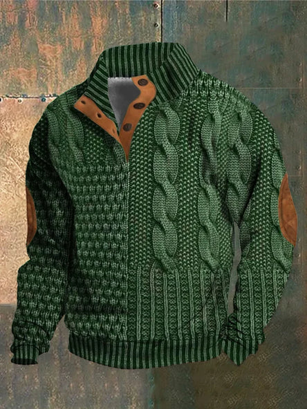 Ravon | Men’s Retro Knit Sweater 6