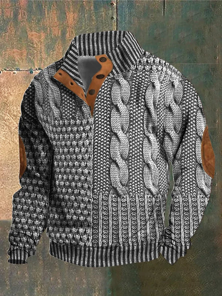 Ravon | Men’s Retro Knit Sweater 7
