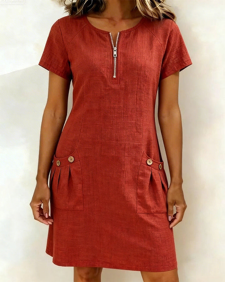 Renee | Stylish & Comfortable Plus Size Women's Shift Dress 0