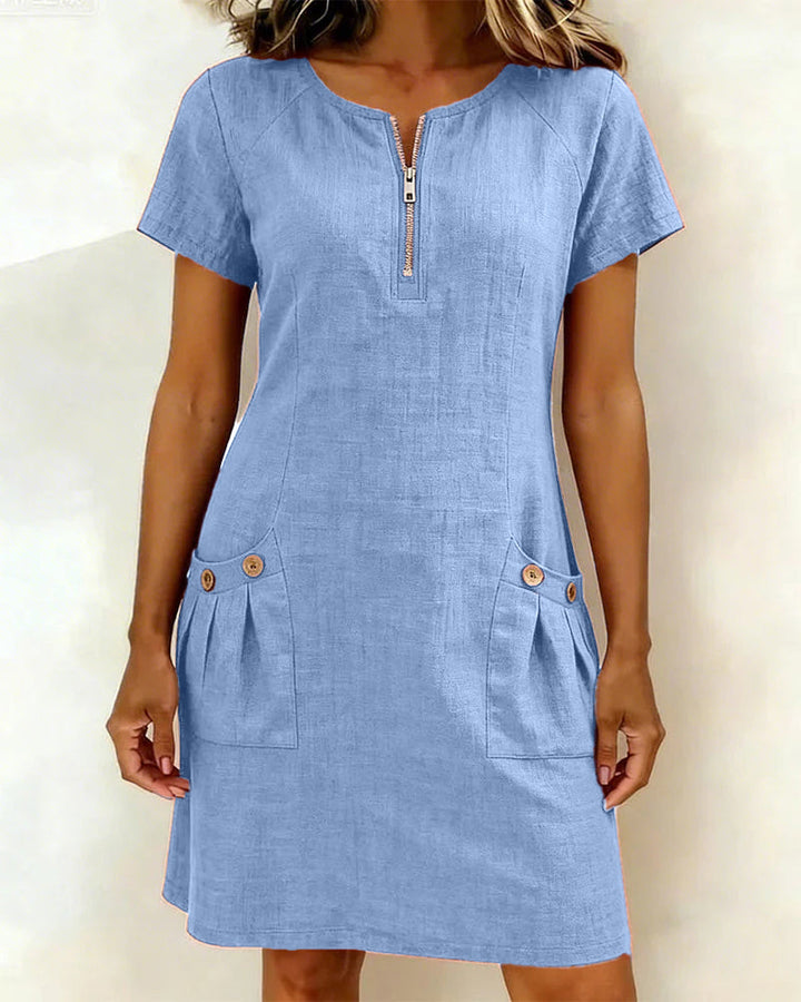 Renee | Stylish & Comfortable Plus Size Women's Shift Dress 4