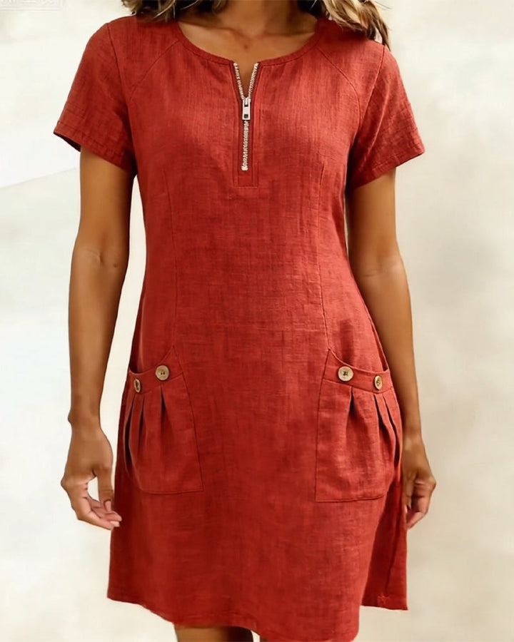 Renee | Stylish & Comfortable Plus Size Women's Shift Dress 7