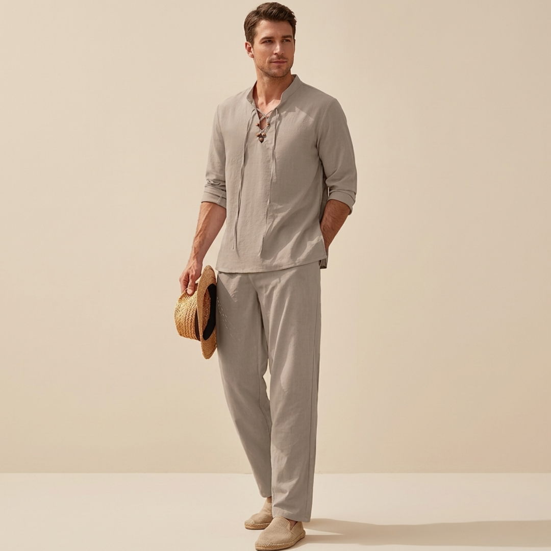 Riven | Men's Pajama Set – Lightweight, Casual & Comfortable for Summer 5
