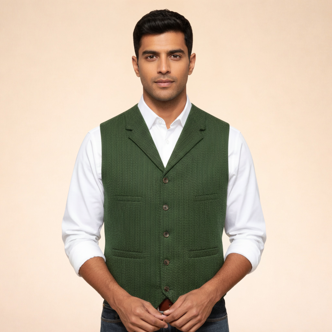 Riven | Men’s Vest – Elegant, Versatile &amp; Comfortable 0