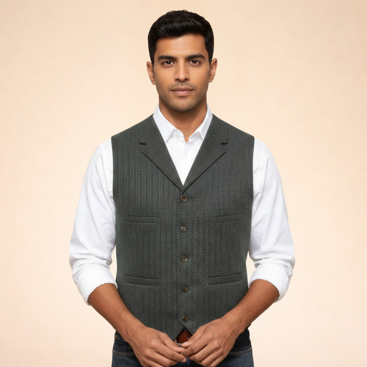 Riven | Men’s Vest – Elegant, Versatile &amp; Comfortable 2