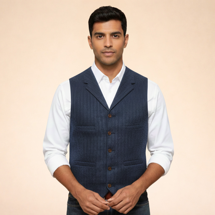 Riven | Men’s Vest – Elegant, Versatile &amp; Comfortable 3