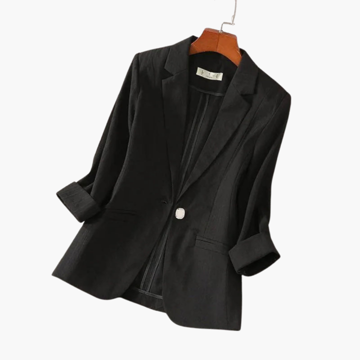 Rosa | Elegant Tailored Women's Pink Blazer – 3/4 Sleeve &amp; Versatile Style 4
