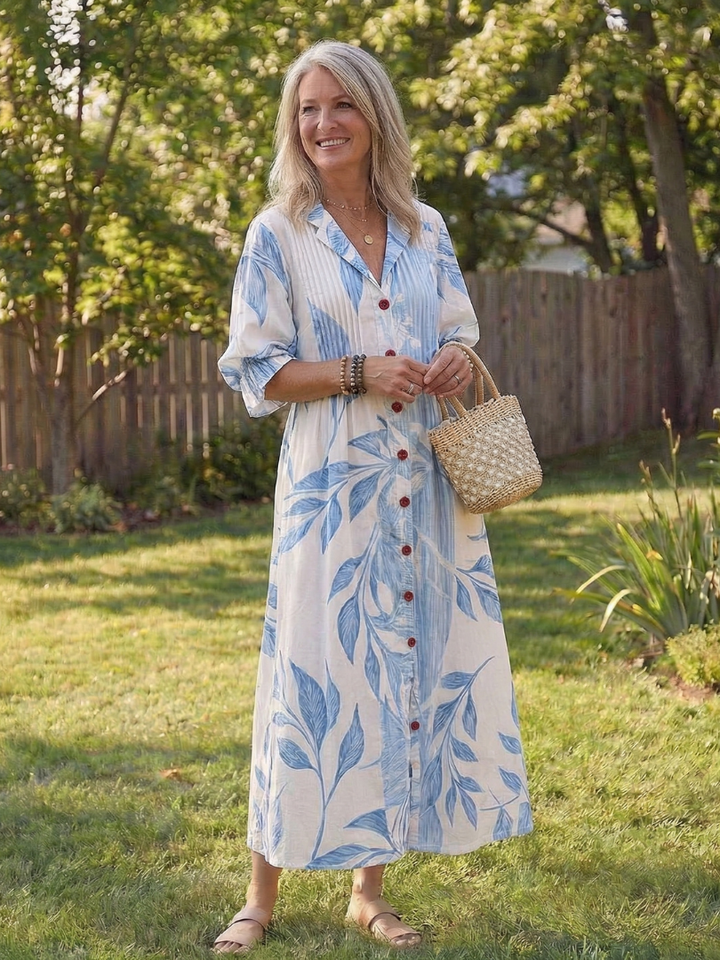 Roselyn | Vibrant Floral Print Women's Maxi Dress – Perfect for Summer Events 4