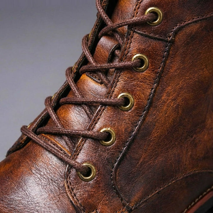 Royce Retro Leather Boots 2