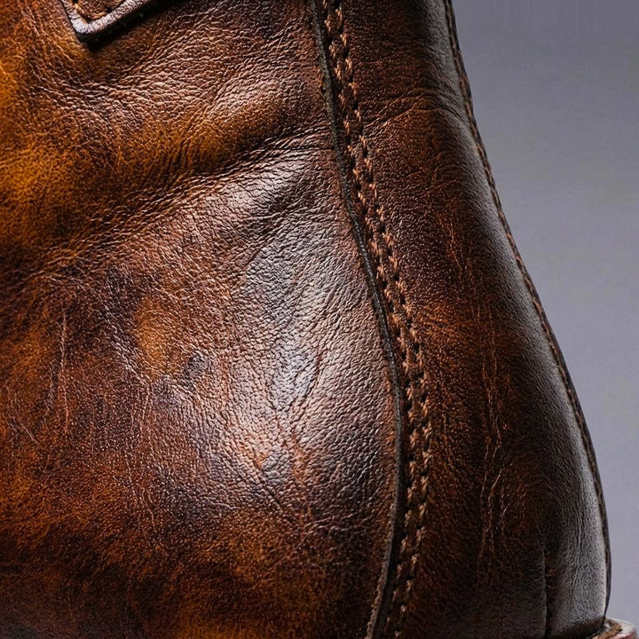 Royce Retro Leather Boots 3