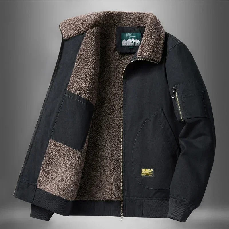 Ryder | Men’s Sherpa-Lined Pilot Jacket 0