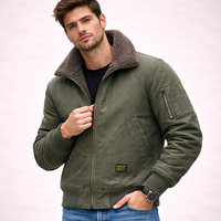 Falcon | Stylish Sherpa-Lined Pilot Jacket