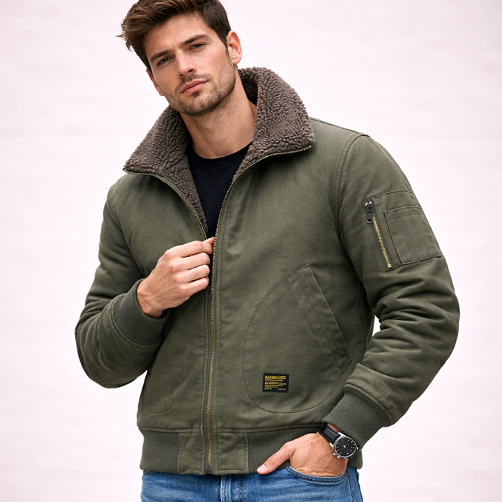 Ryder | Men’s Sherpa-Lined Pilot Jacket 1