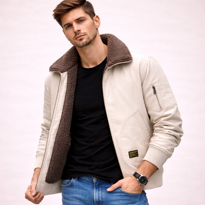 Ryder | Men’s Sherpa-Lined Pilot Jacket 2