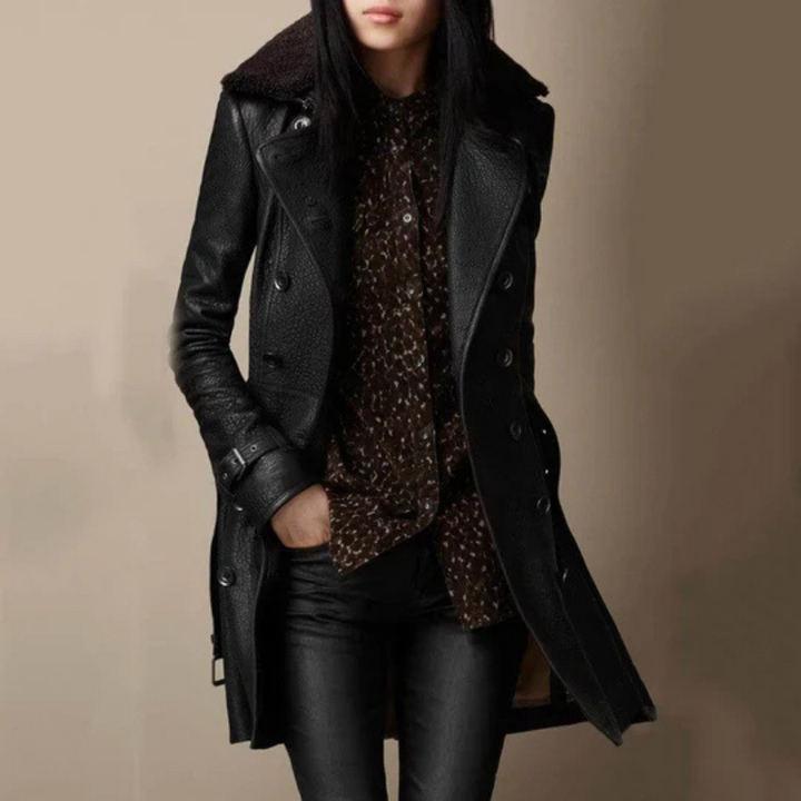 Sara | Trench coat with a long and timeless design 0