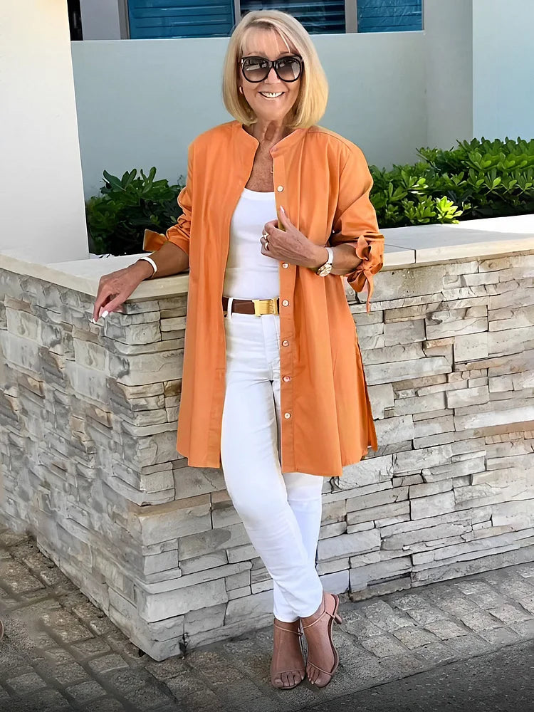 Sarina | Elegant & Airy Women's Tunic Tops – Flattering Fit for Everyday Style 5
