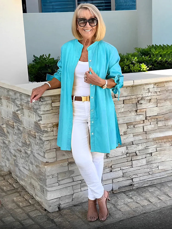 Sarina | Elegant & Airy Women's Tunic Tops – Flattering Fit for Everyday Style 7