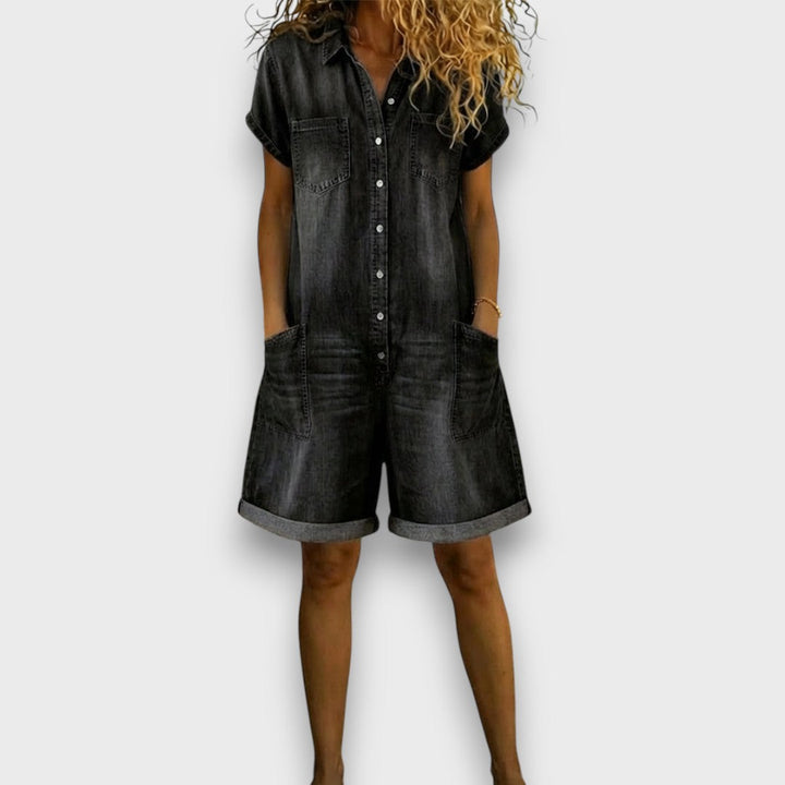 Sarina | Relaxed Fit, Soft & Stylish Women's Denim Overalls 2