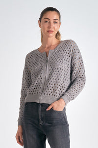 Elena | Cardigan elegante e traspirante a maglia aperta