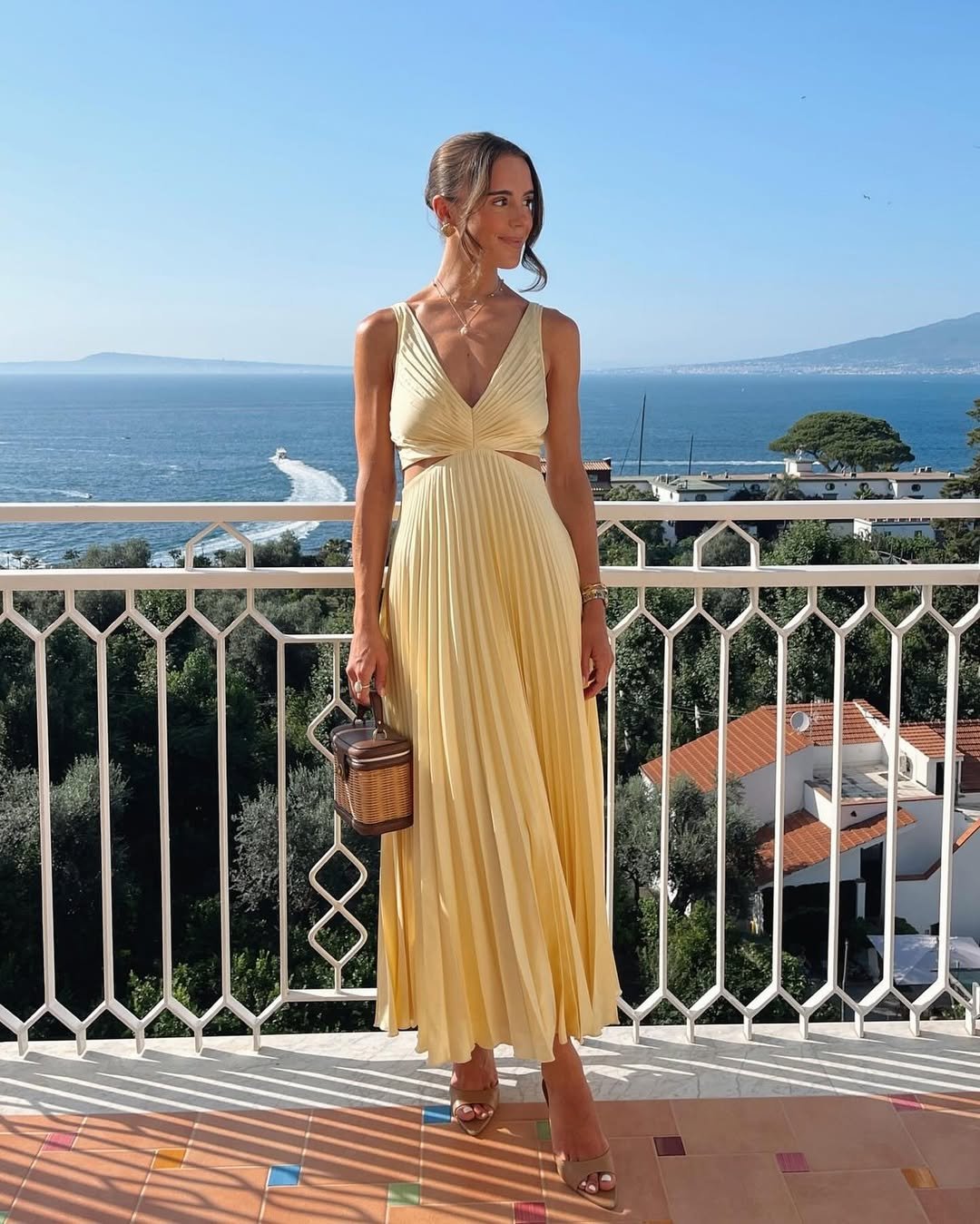 Scarlett | Women's Mother of the Bride Dress Pleated Cut-Out Maxi 1