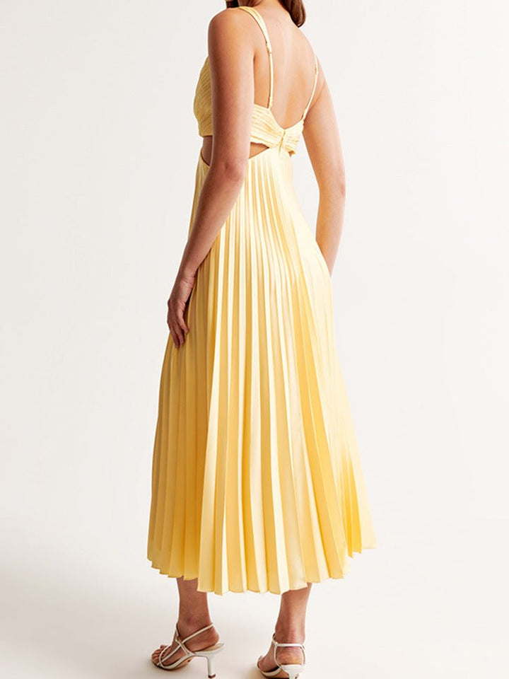 Scarlett | Women's Mother of the Bride Dress Pleated Cut-Out Maxi 3