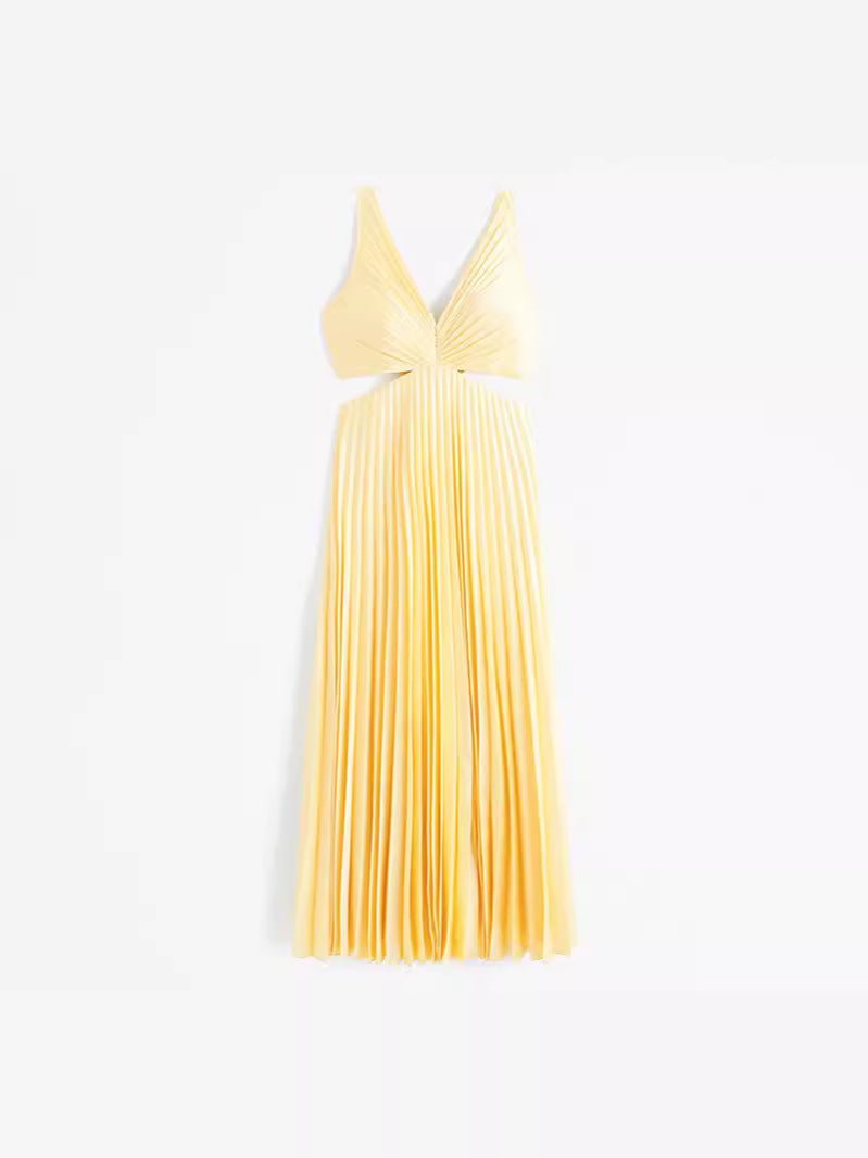 Scarlett | Women's Mother of the Bride Dress Pleated Cut-Out Maxi 5