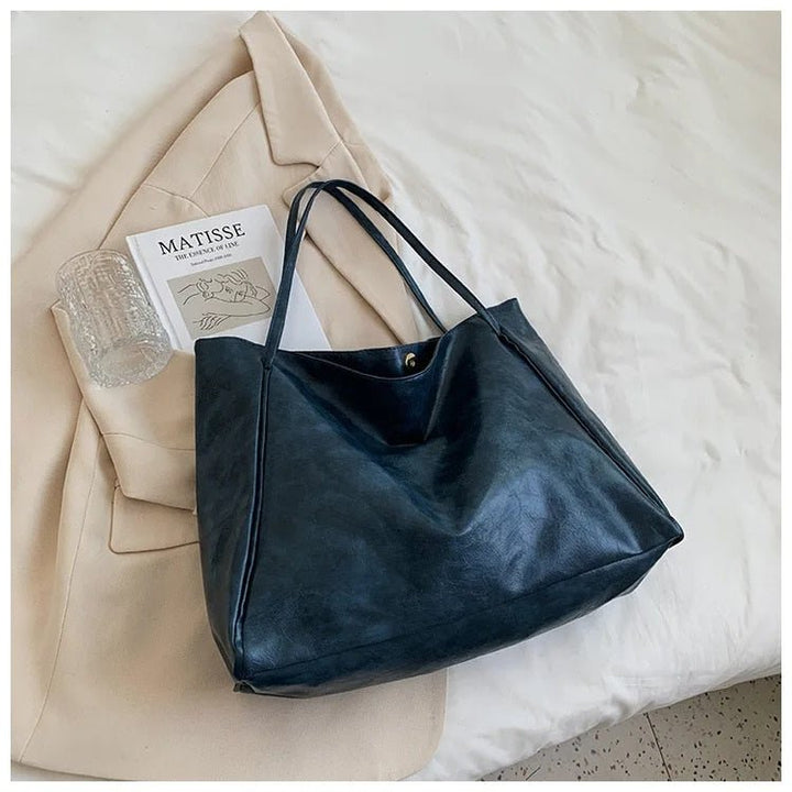 Scarlett | Women's Retro Large-Capacity PU Leather Shoulder Tote Bag 0