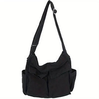 Grace | Vintage Multi-Pocket Canvas Tote Bag