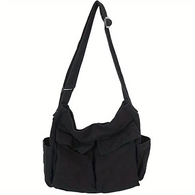 Scarlett | Women's Vintage Multi-Pocket Canvas Tote Bag Crossbody Shoulder Bag 0