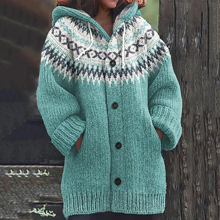 Selina | Warm Women's Cardigan with Elegant Pattern 2
