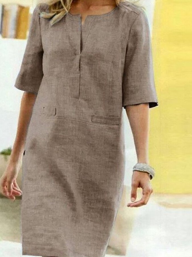 Sera | Elegant & Comfortable Women's Summer Dress - Versatile Shift Style for Any Occasion 1