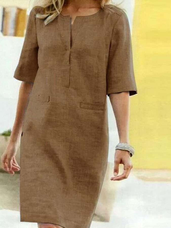 Sera | Elegant & Comfortable Women's Summer Dress - Versatile Shift Style for Any Occasion 4