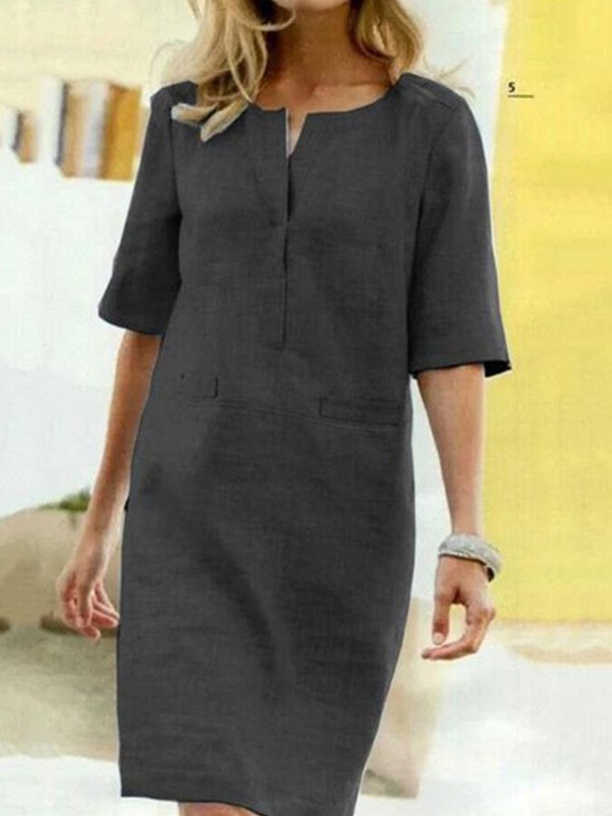 Sera | Elegant & Comfortable Women's Summer Dress - Versatile Shift Style for Any Occasion 5