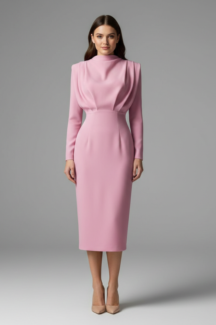 Serafina | Elegant Long Sleeve Maxi Dress – Women's Dress for Wedding Guests & Formal Occasions 0
