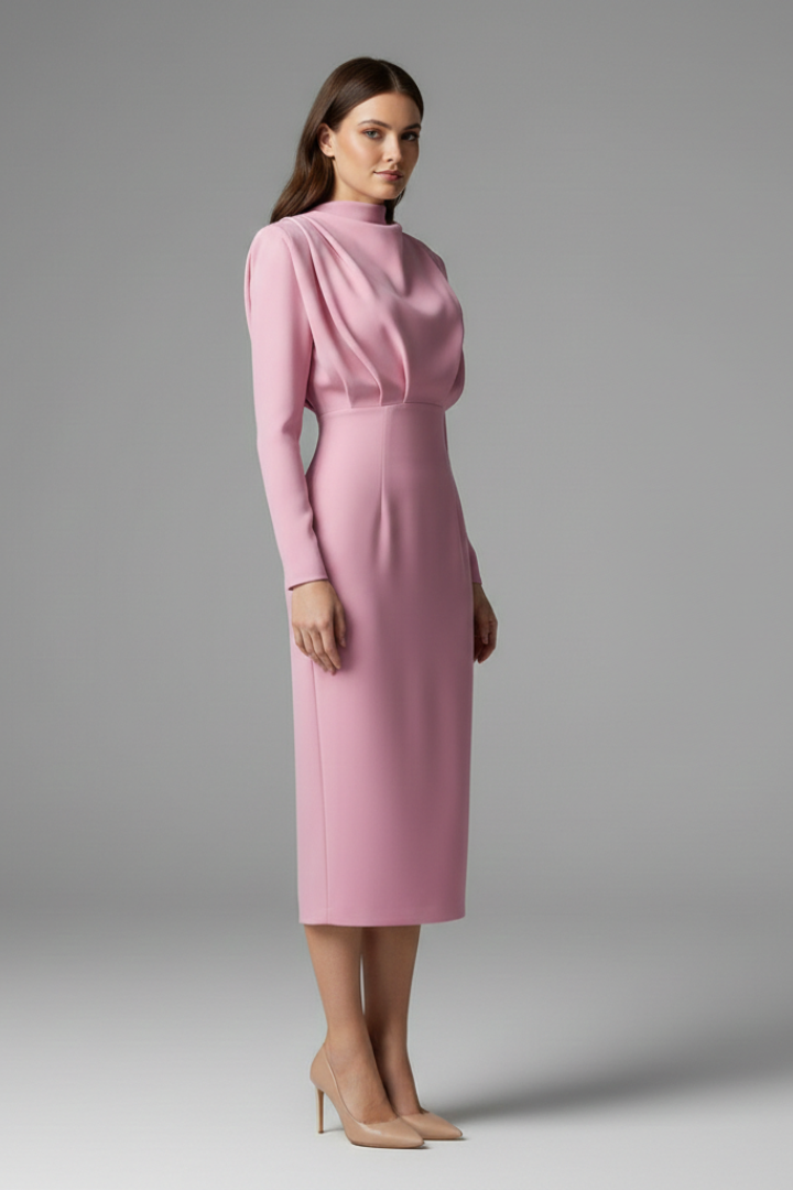 Serafina | Elegant Long Sleeve Maxi Dress – Women's Dress for Wedding Guests & Formal Occasions 2