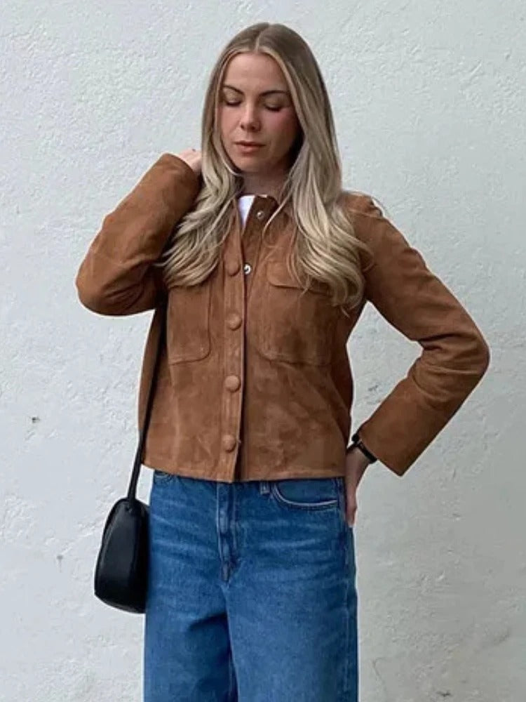 Serena | Women’s Elegant Suede Jacket 0