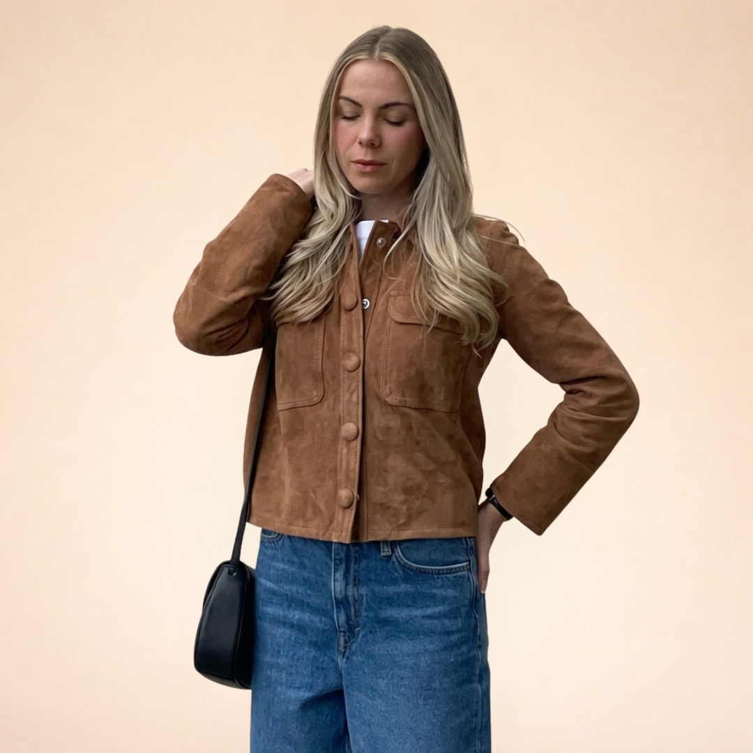 Serena | Women’s Elegant Suede Jacket 1