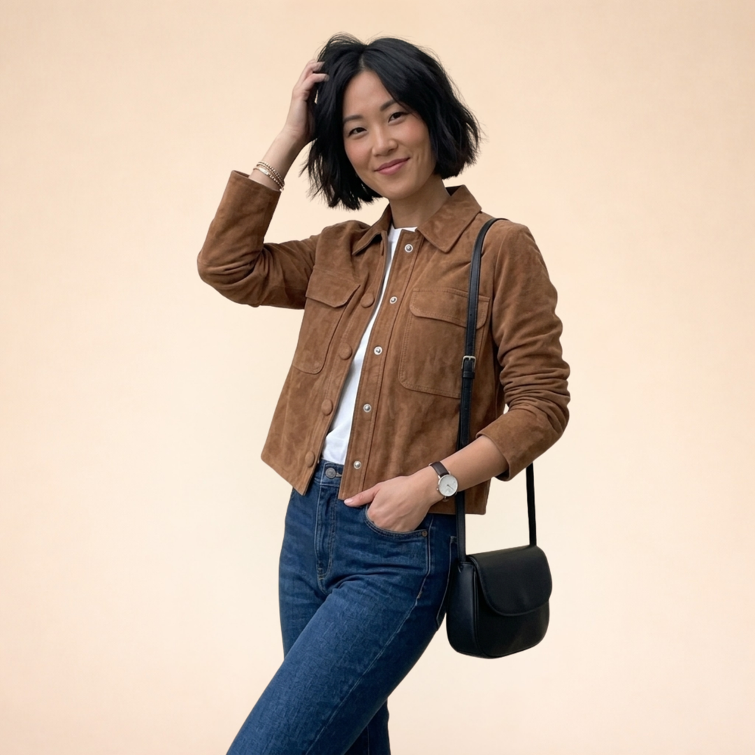 Serena | Women’s Elegant Suede Jacket 2