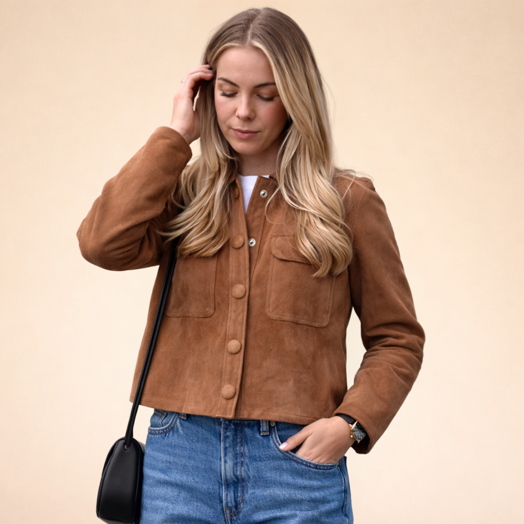 Serena | Women’s Elegant Suede Jacket 3