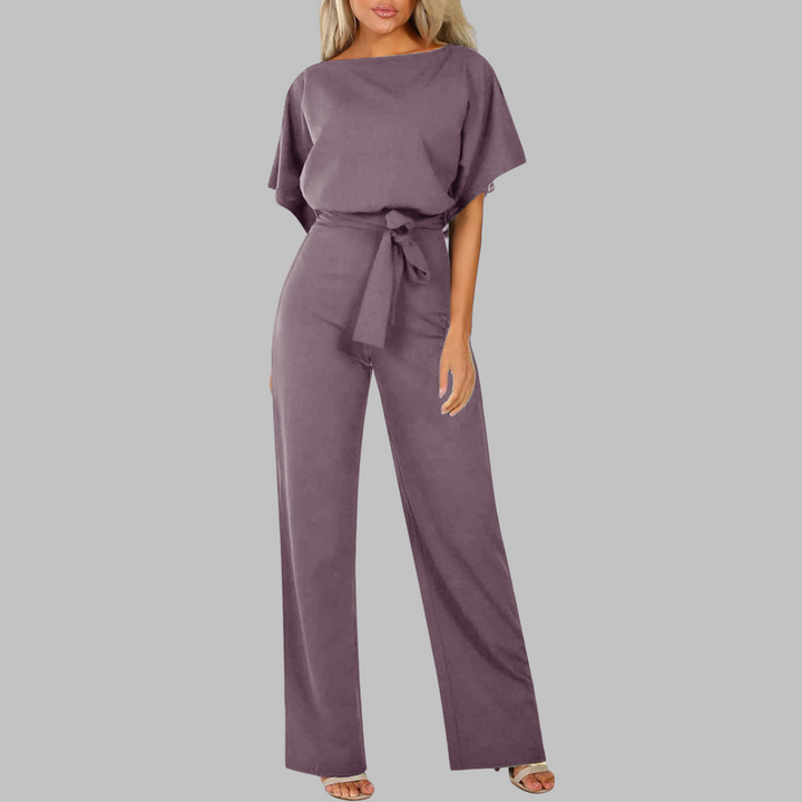 Sienna | Elegant, Vibrant & Comfortable Women's Jumpsuit with Belted Wide Legs 8