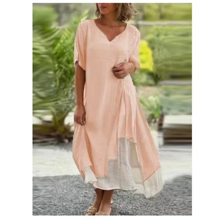 Sierra | Elegant, Flowing & Relaxed Plus Size Women's Summer Dress 3