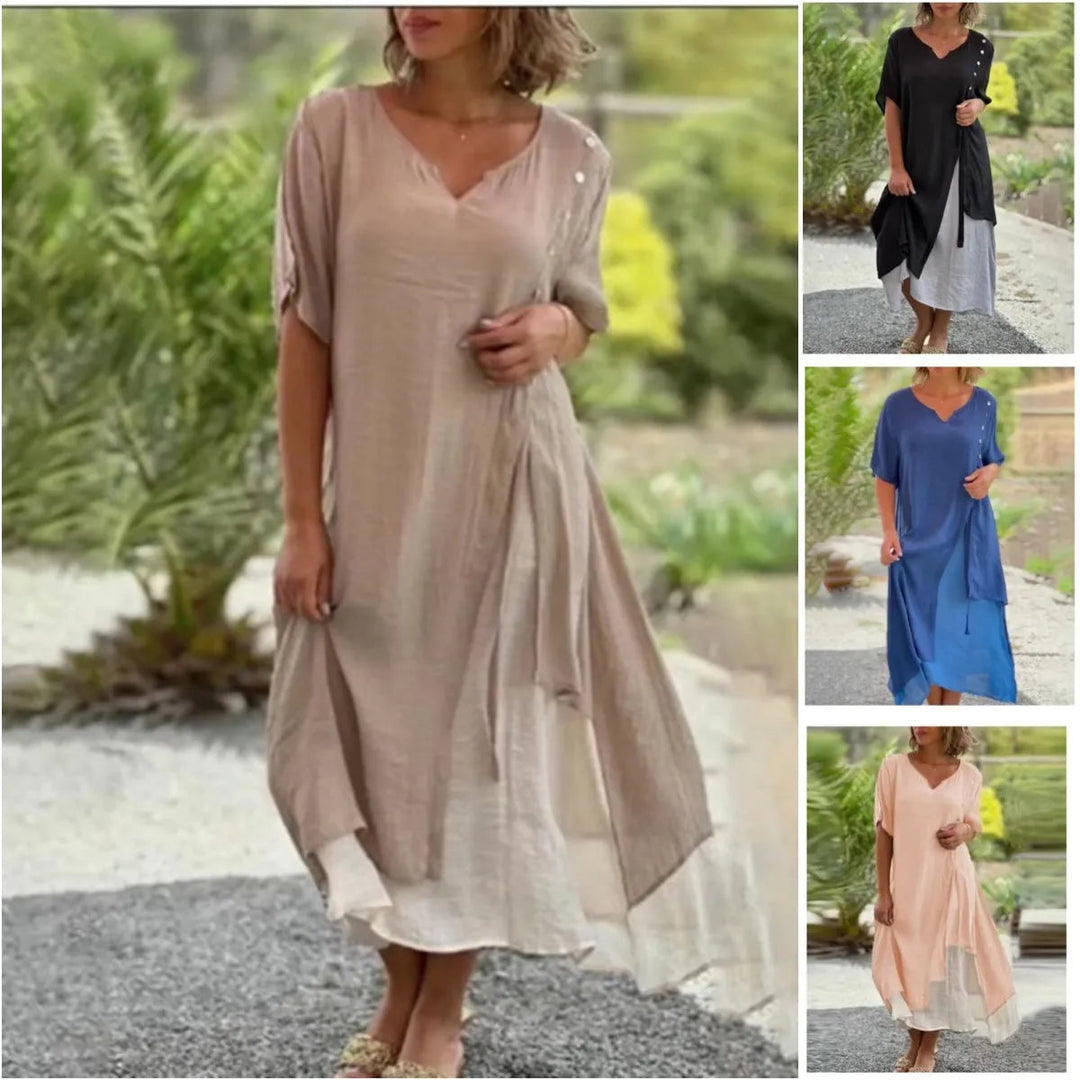 Sierra | Elegant, Flowing & Relaxed Plus Size Women's Summer Dress 4